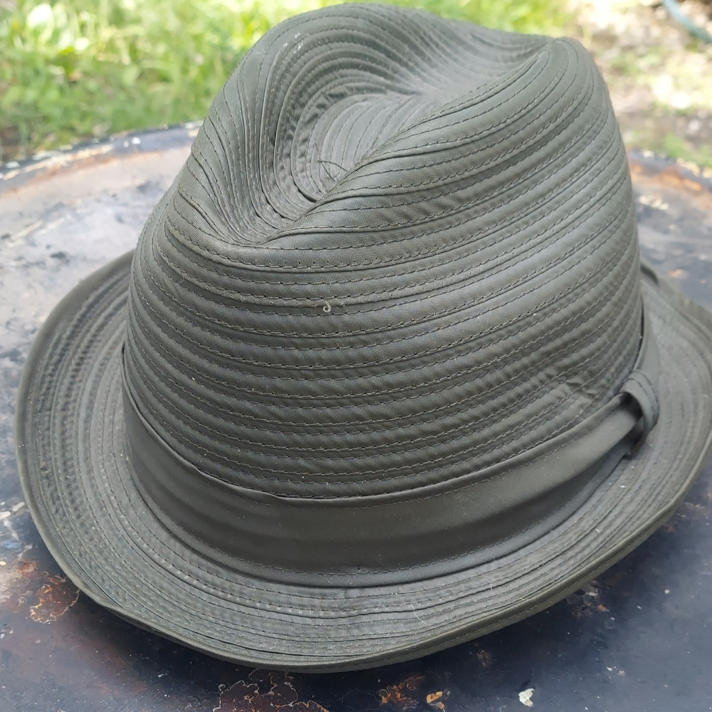 Champs Olive Green Fedora Hat